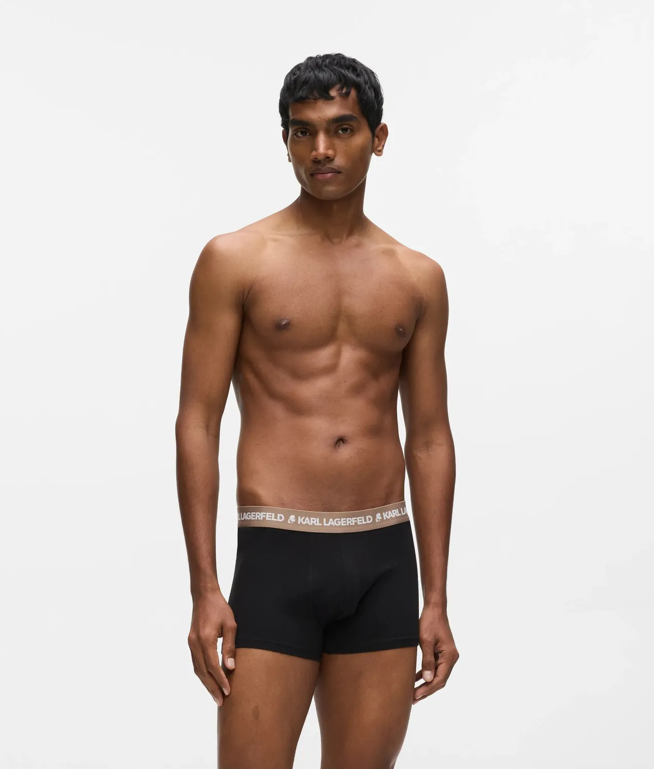 Karl Lagerfeld Logo Trunks Boxershorts 3er-Pack Jersey