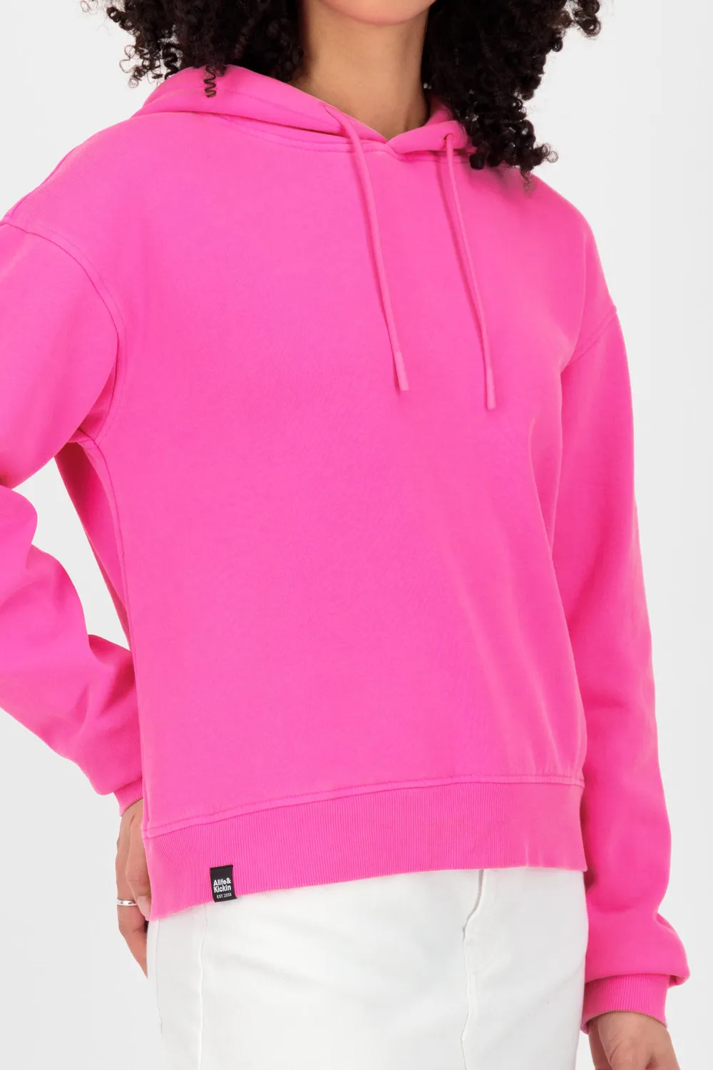 Alife & Kickin ThaneeAK A Hoodie Damen Pink schmal