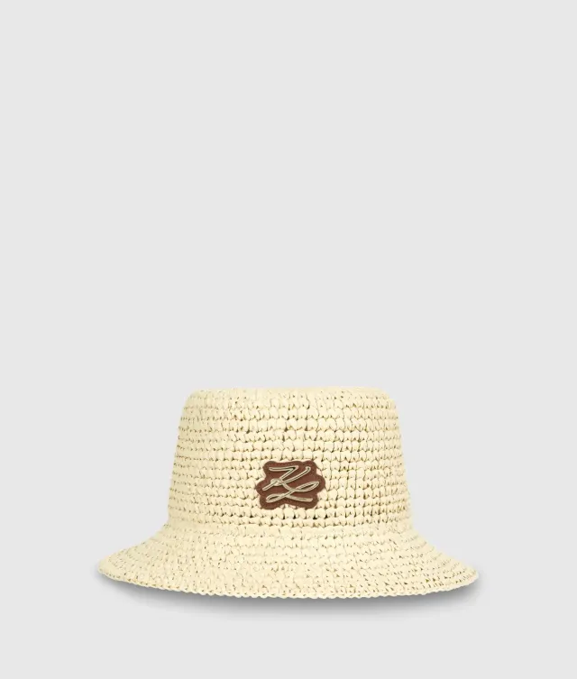 Karl Lagerfeld K/Autograph Bucket Hat Häkel Einheitsgröße