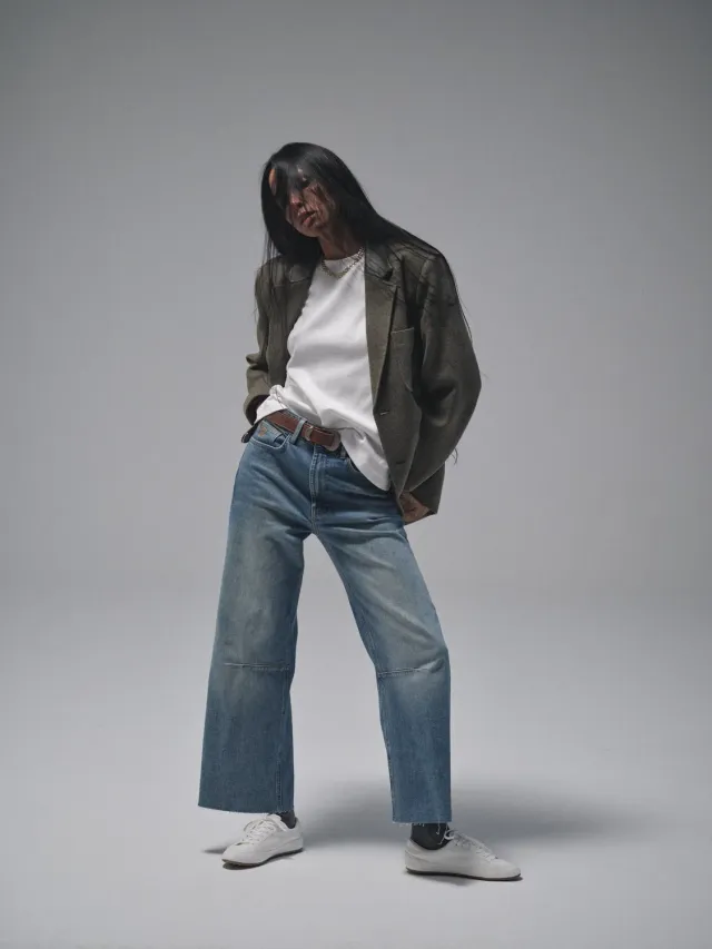 Mos Mosh MMHReady Rise Jeans Hellblau Ankle