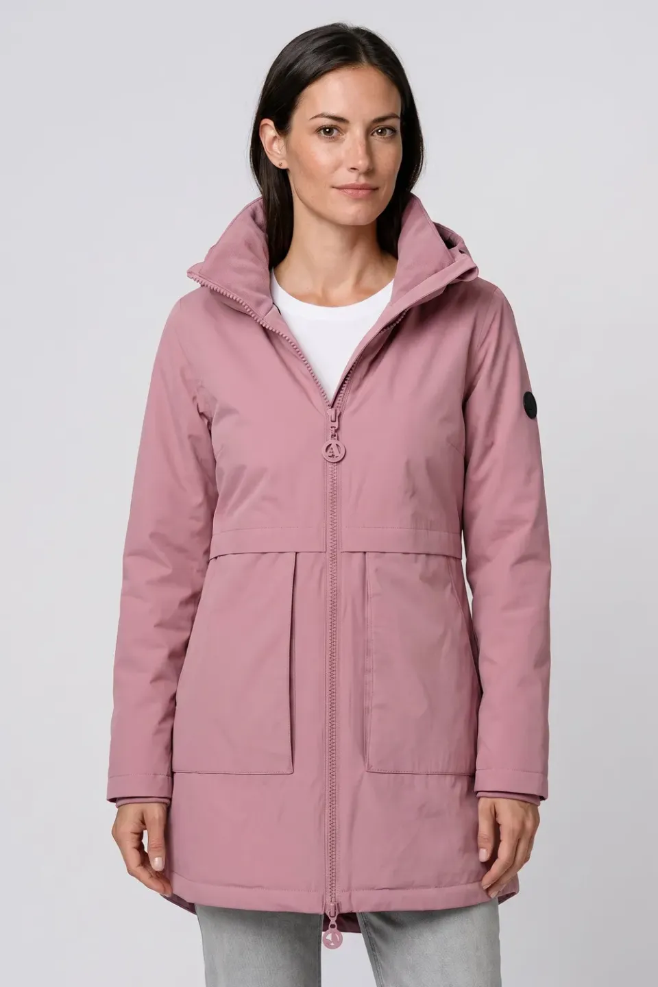 Alife & Kickin MaluAK A Parka Rot Damen Winter