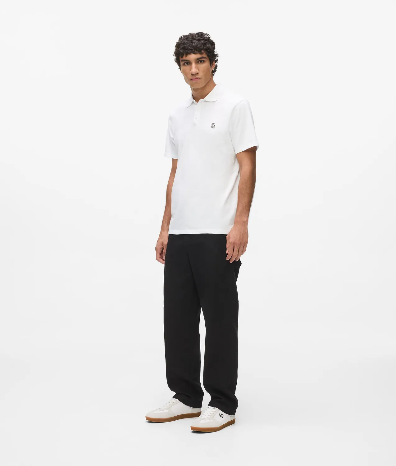 Karl Lagerfeld Ikon Jersey Poloshirt Bio-Baumwolle