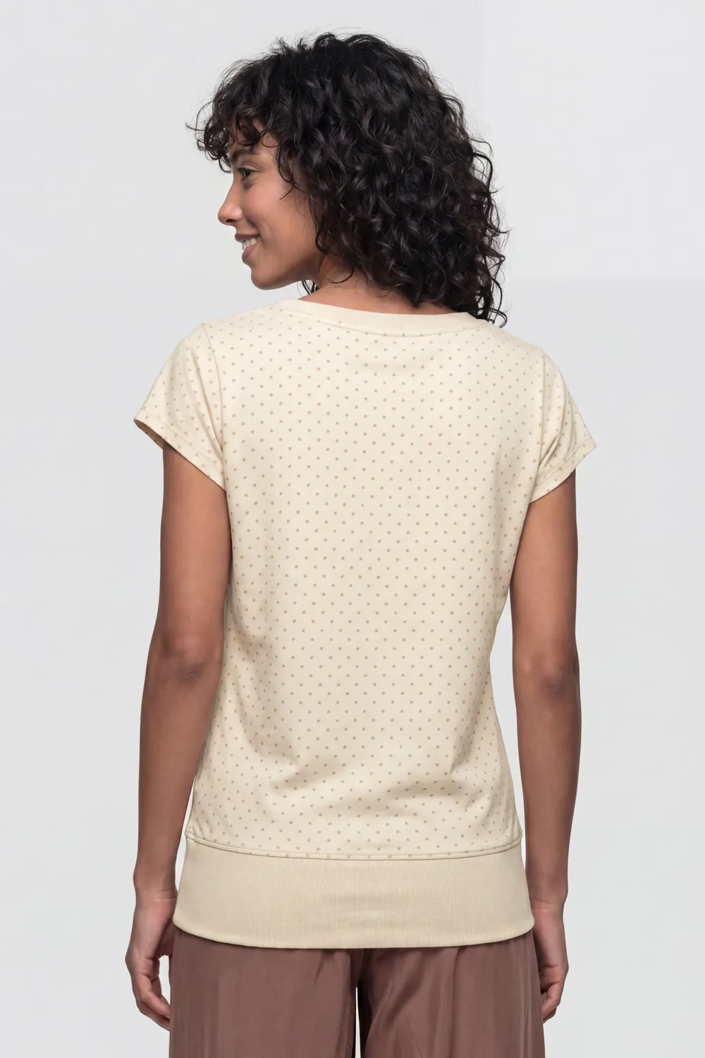 Alife & Kickin BirteAK P T-Shirt Beige Damen