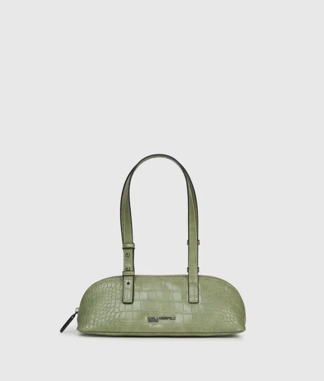 Karl Lagerfeld KL Jeans Shoulder Bag Croco One Size
