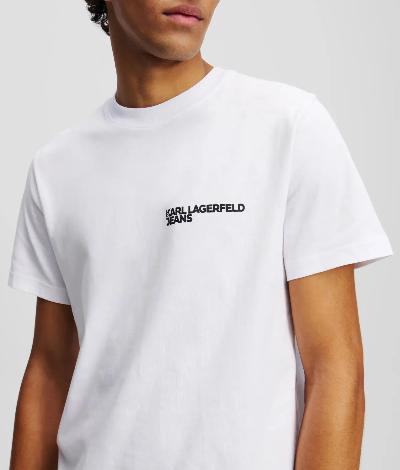 Karl Lagerfeld KL Jeans Slim Fit T-Shirt Bio-Baumwolle Logo