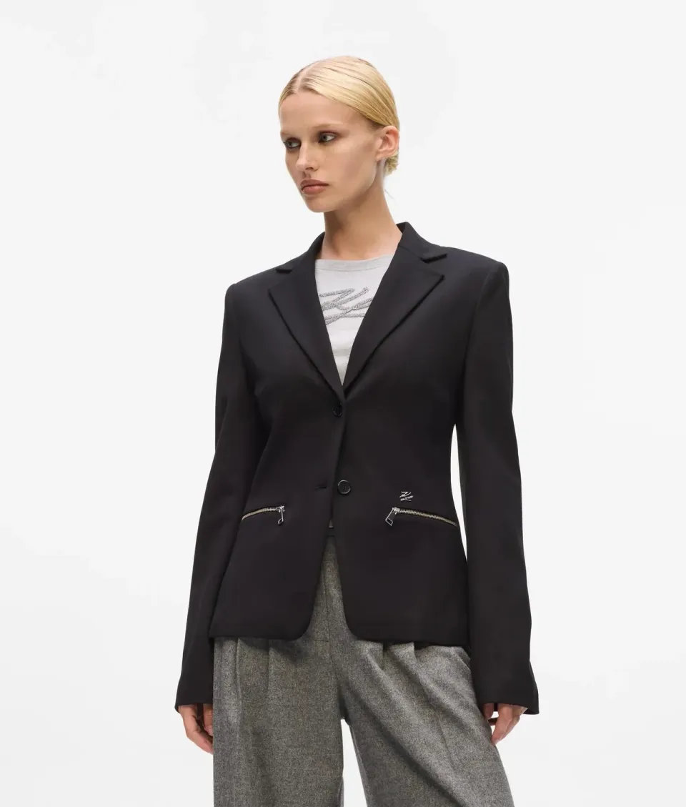 Karl Lagerfeld Karl Classics Punto Blazer Stretch