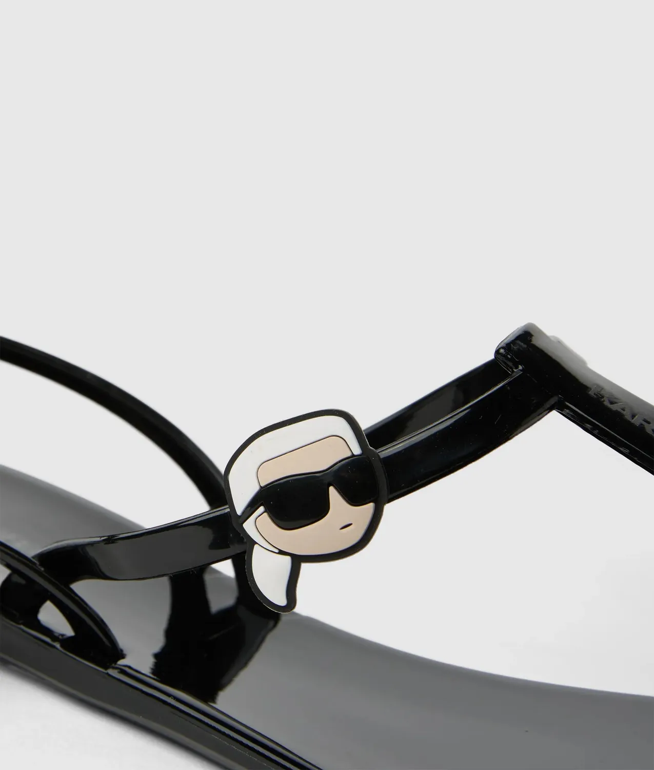 Karl Lagerfeld Ikon NFT Jelly Sandalen Gummi transparent