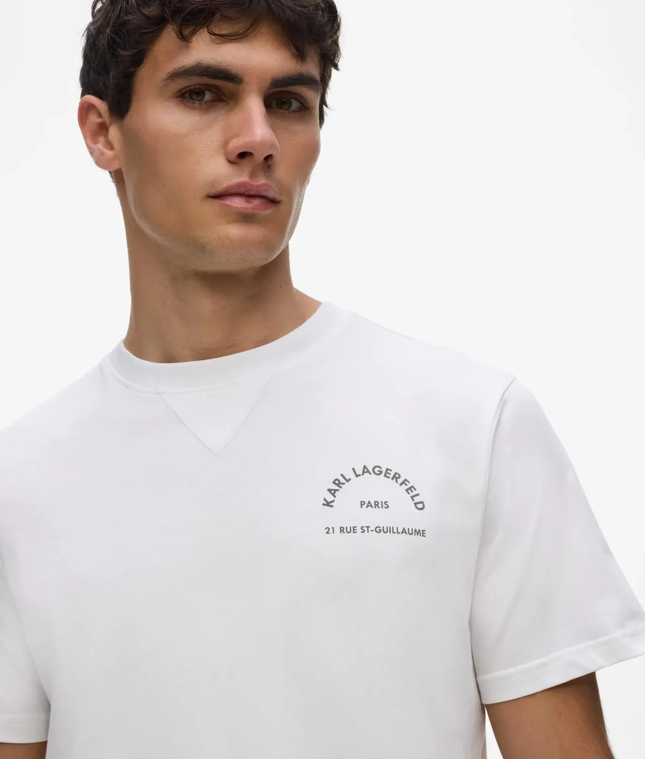 Karl Lagerfeld Rue St-Guillaume T-Shirt Bio-Baumwolle