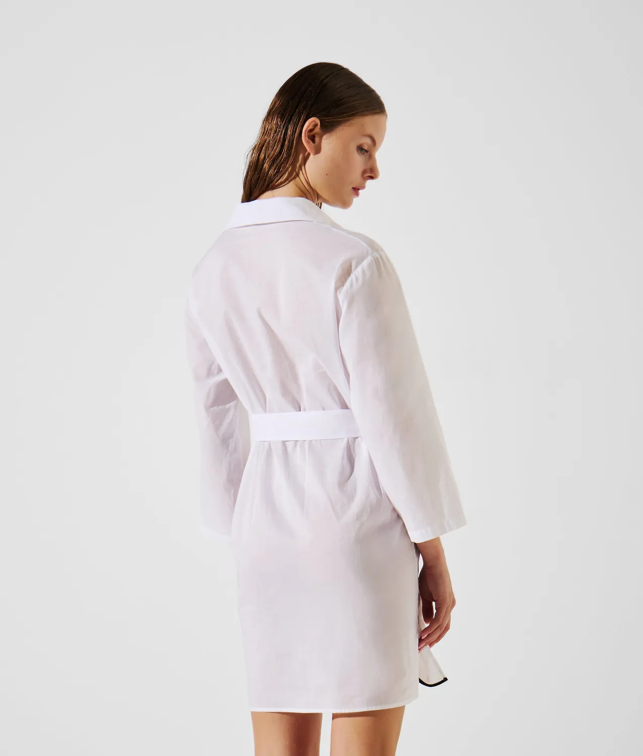 Karl Lagerfeld K/Signature Hemdkleid Strand Gürtel