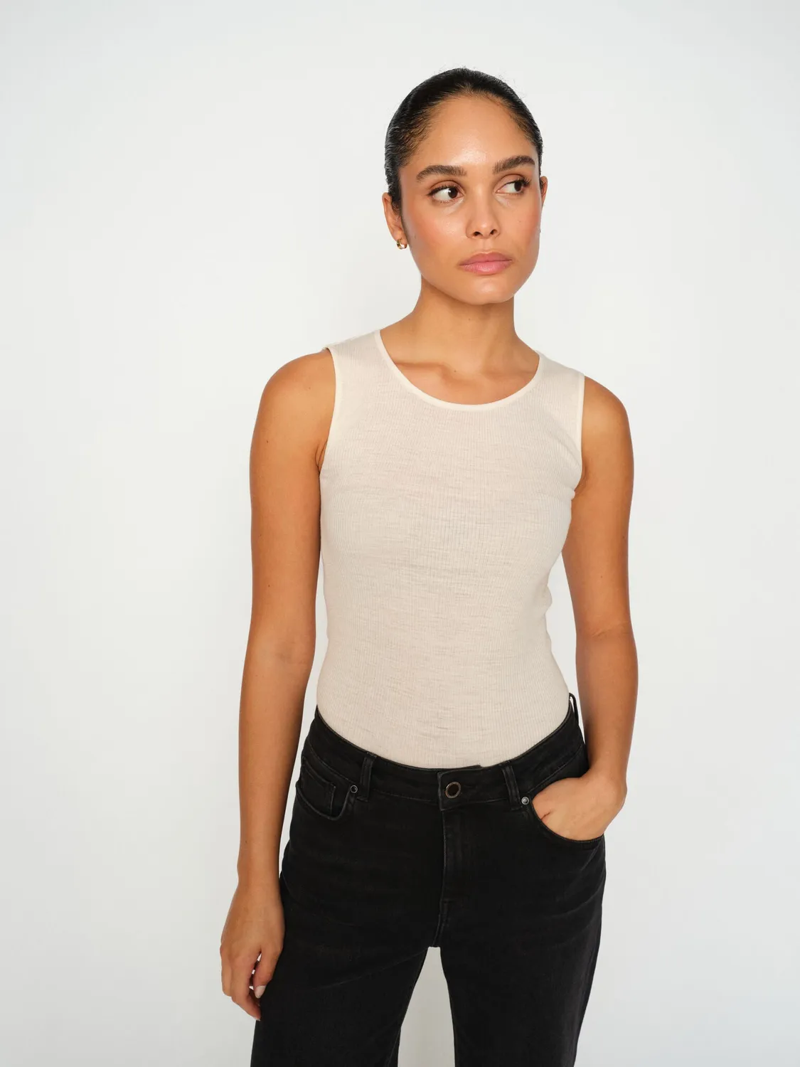 Mos Mosh MMElaine Seamless Silk Top Seide