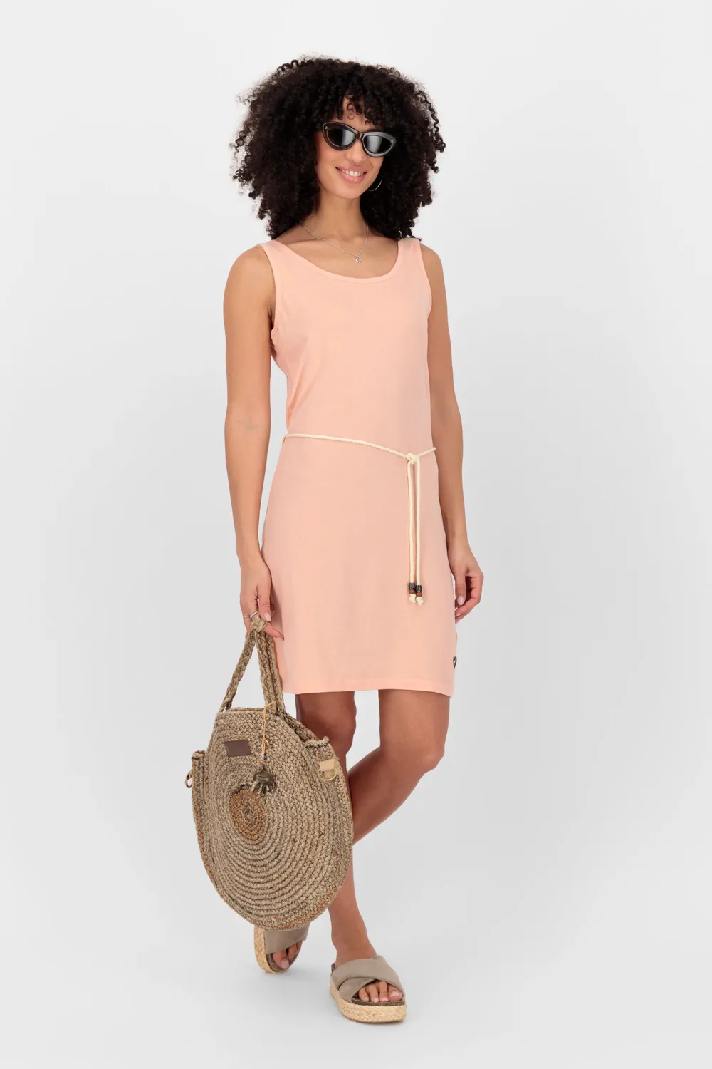 Alife & Kickin JenniferAK A Kleid Rosa ärmellos Sommer