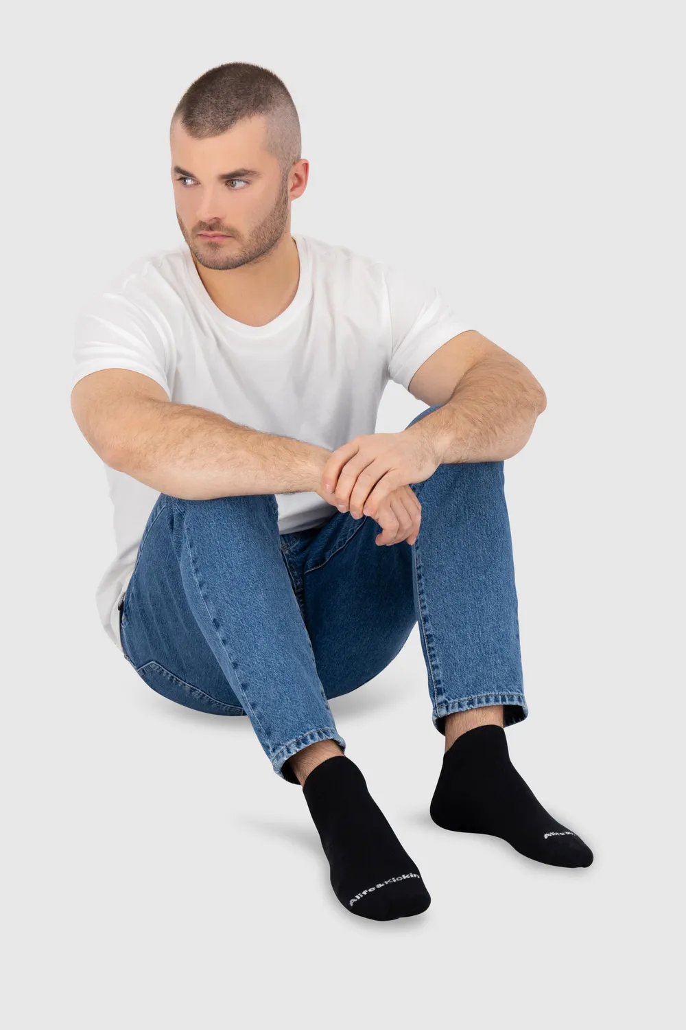 Alife & Kickin JanAK Sneaker Socken Schwarz 9er Pack