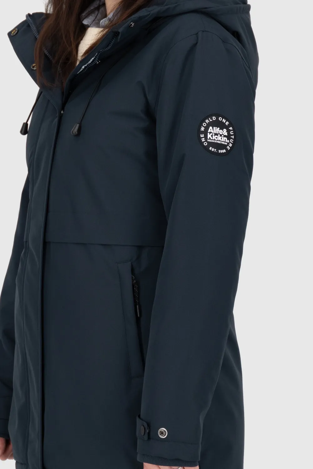 Alife & Kickin MarlyAK A Winterjacke Dunkelblau gefüttert