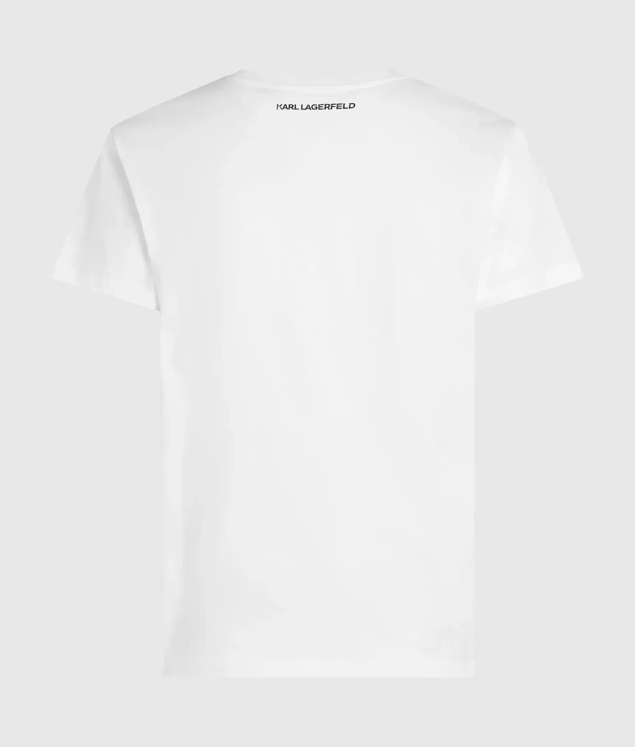 Karl Lagerfeld Rue Glitzer T-Shirt Slim-fit Bio-Baumwolle