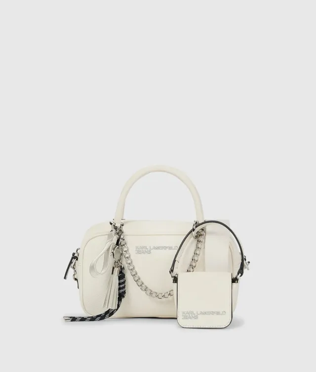 Karl Lagerfeld KL Jeans Charms Top-Handle Umhängetasche
