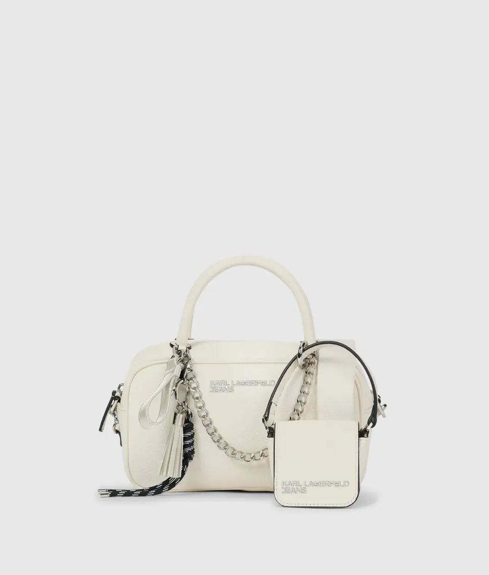 Karl Lagerfeld KL Jeans Charms Top-Handle Umhängetasche