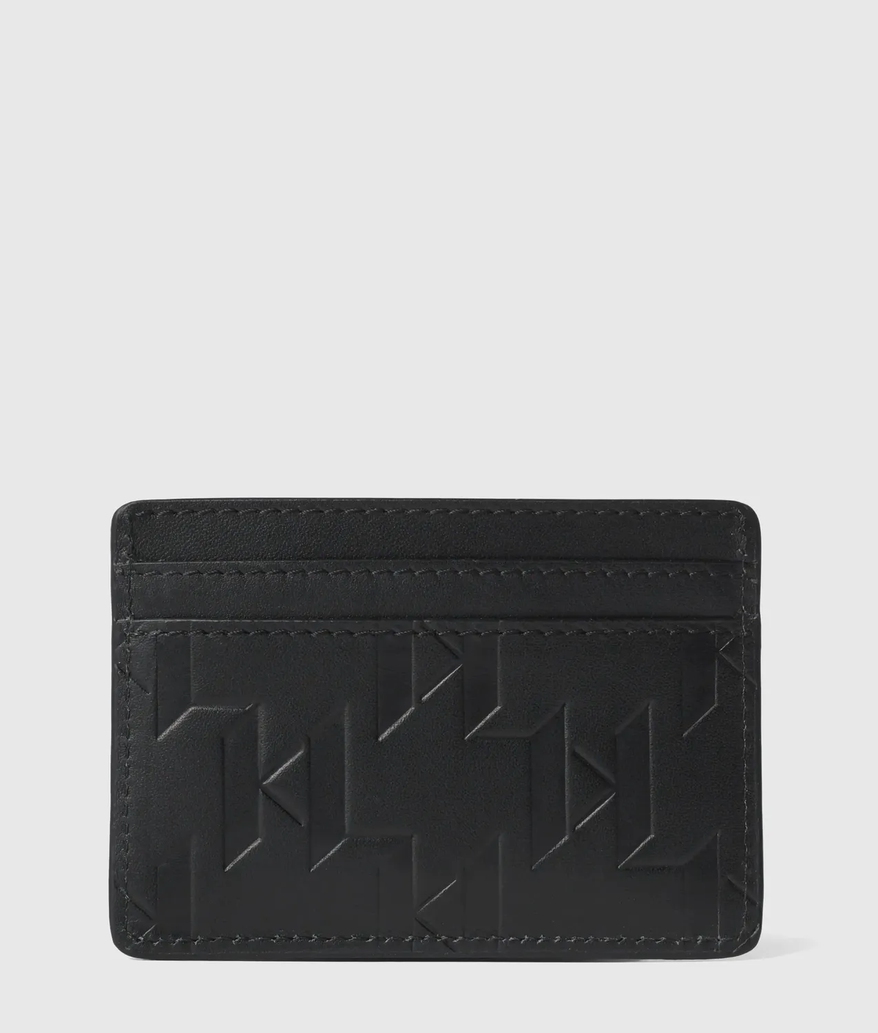 Karl Lagerfeld K/Loom Kartenetui Leder Monogramm