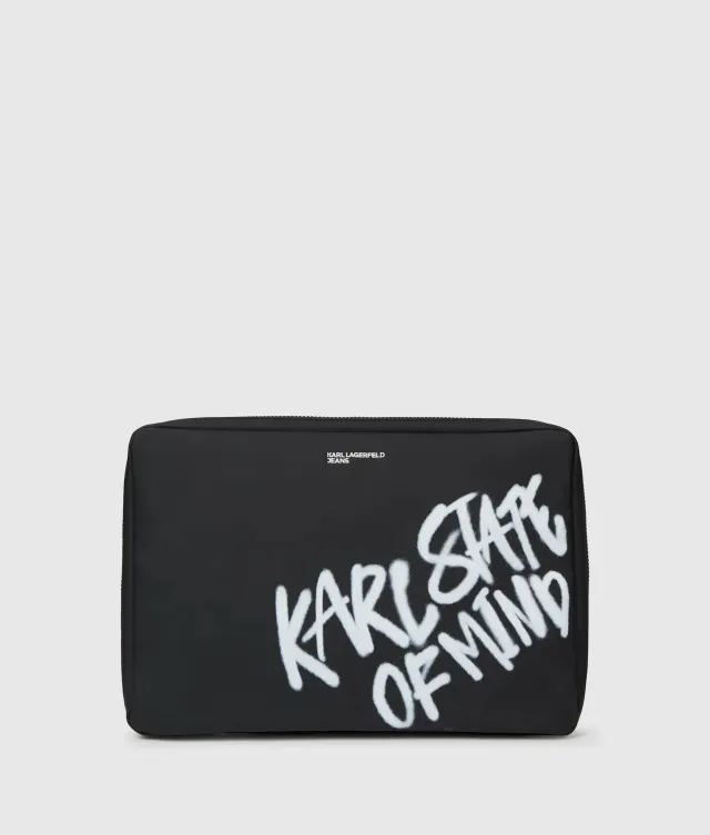 Karl Lagerfeld KL Jeans Karl Quote Laptoptasche One Size beschichtet
