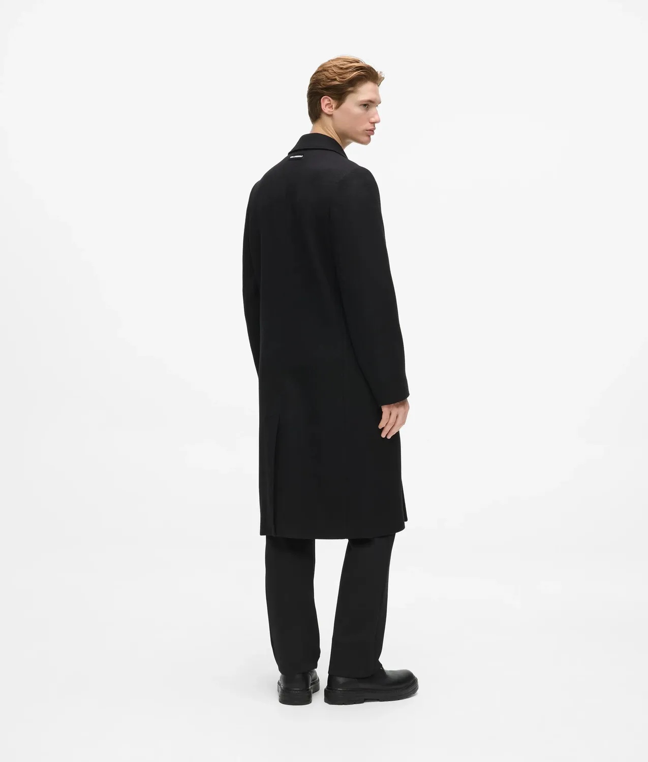 Karl Lagerfeld Mantel Wollmix lang zweireihig