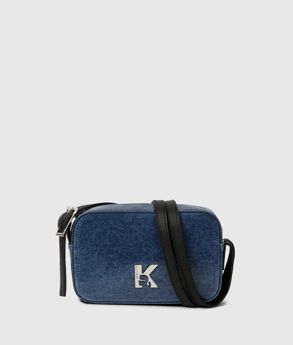 Karl Lagerfeld K Logo Umhängetasche Denim klein