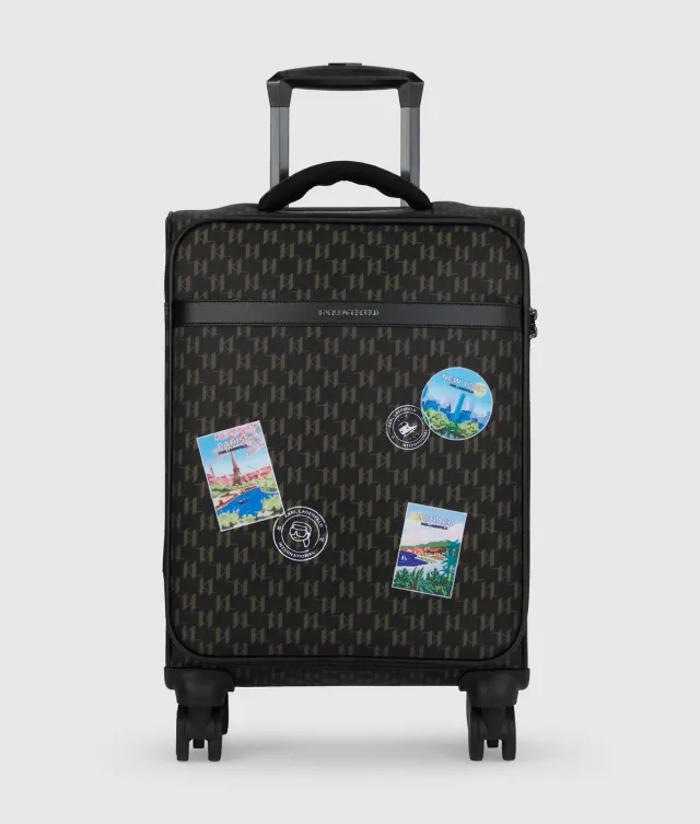 Karl Lagerfeld Ikon Monogram Trolley Koffer One Size Handgepäck