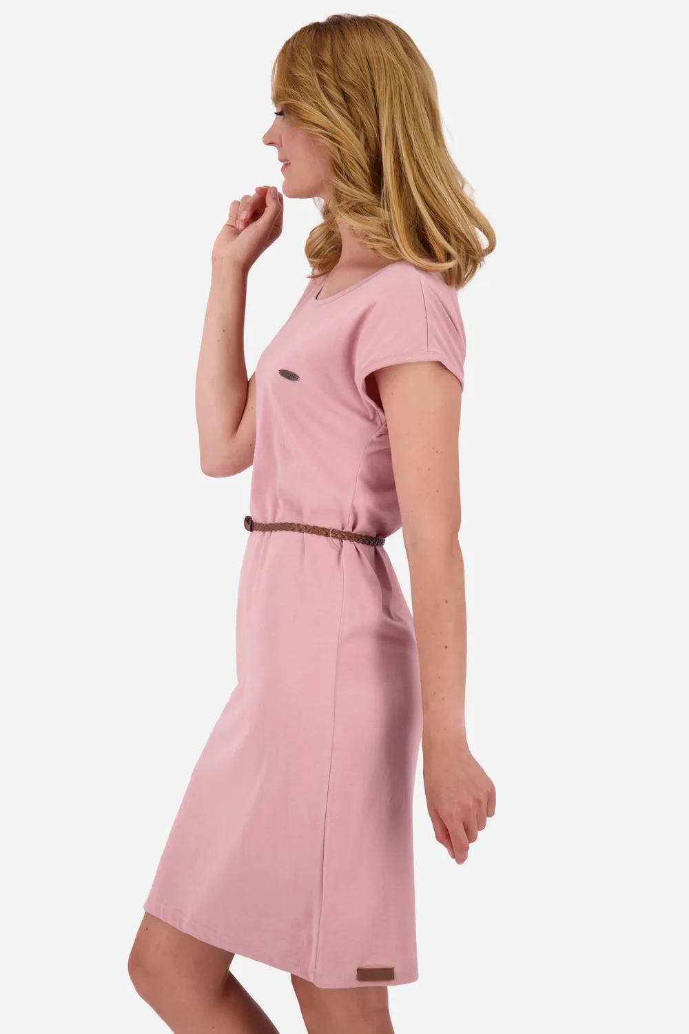 Alife & Kickin ElliAK A T-Shirtkleid Rosa Jersey