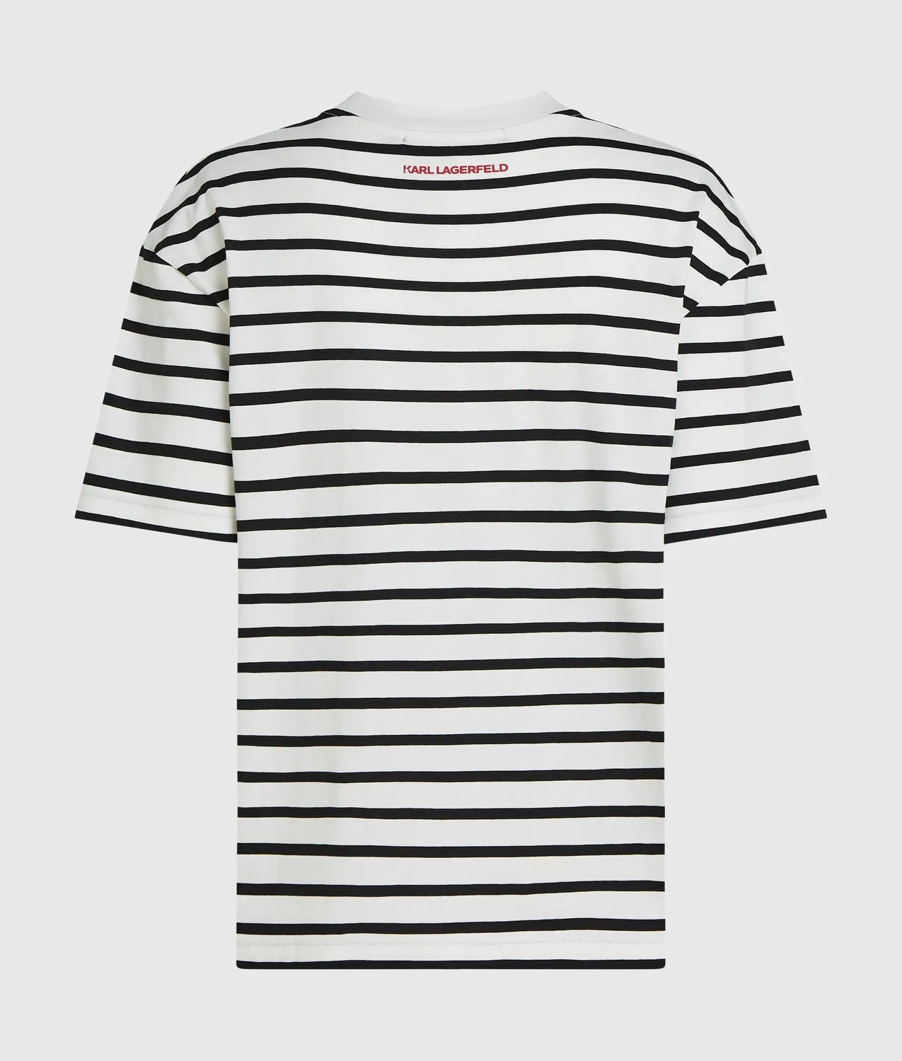 Karl Lagerfeld Ikon Choupette Muse T-Shirt Streifen Bio