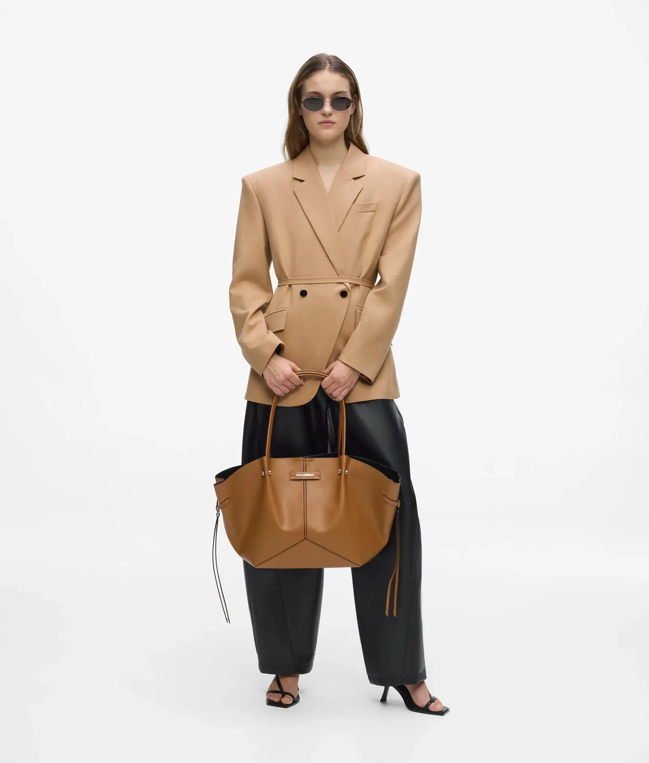 Karl Lagerfeld K/Pierced Medium Tote Tasche Schwarz