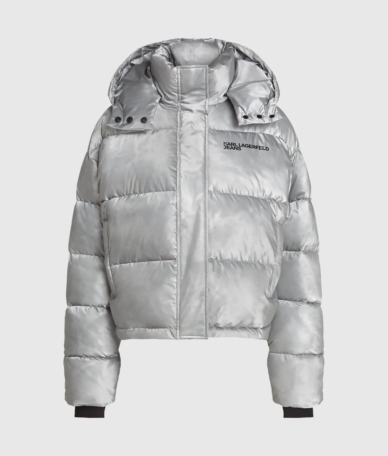 Karl Lagerfeld Jeans Cropped Pufferjacke Shiny