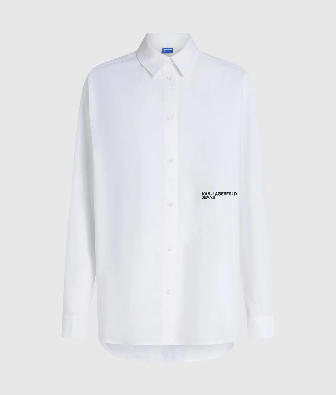 Karl Lagerfeld KL Jeans Oxford Hemd Baumwolle mit Logo