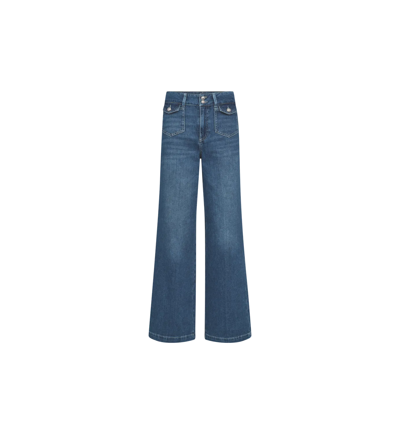 Mos Mosh MMColette Nagato Jeans Wide Leg Blue
