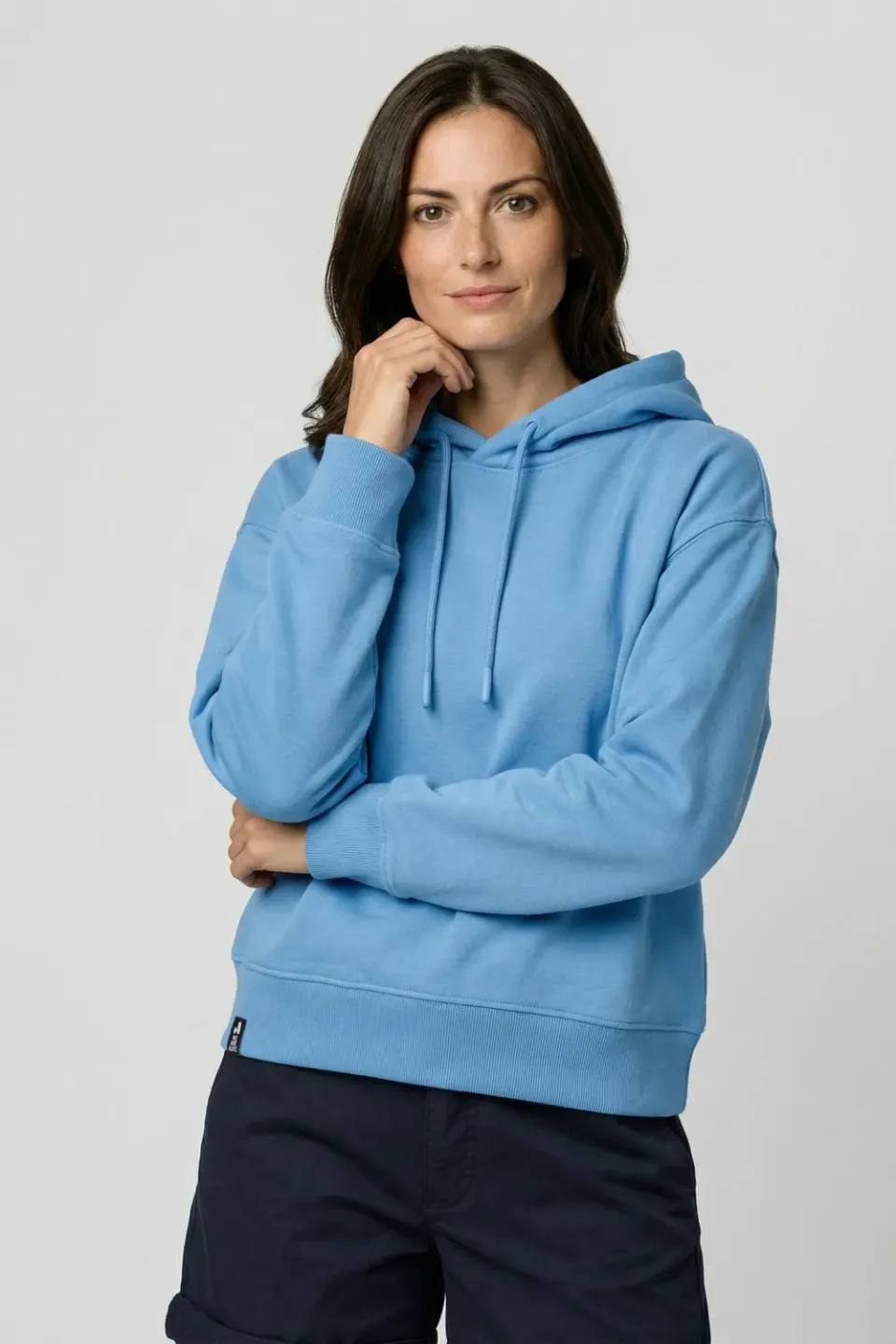 Alife & Kickin DanyaAK A Hoodie Damen blau Baumwolle