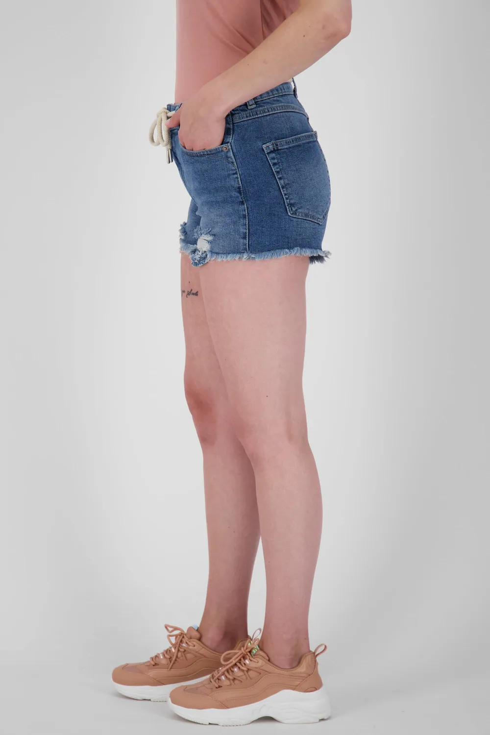 Alife & Kickin LatoyaAK DNM A Shorts Dunkelblau Jeans