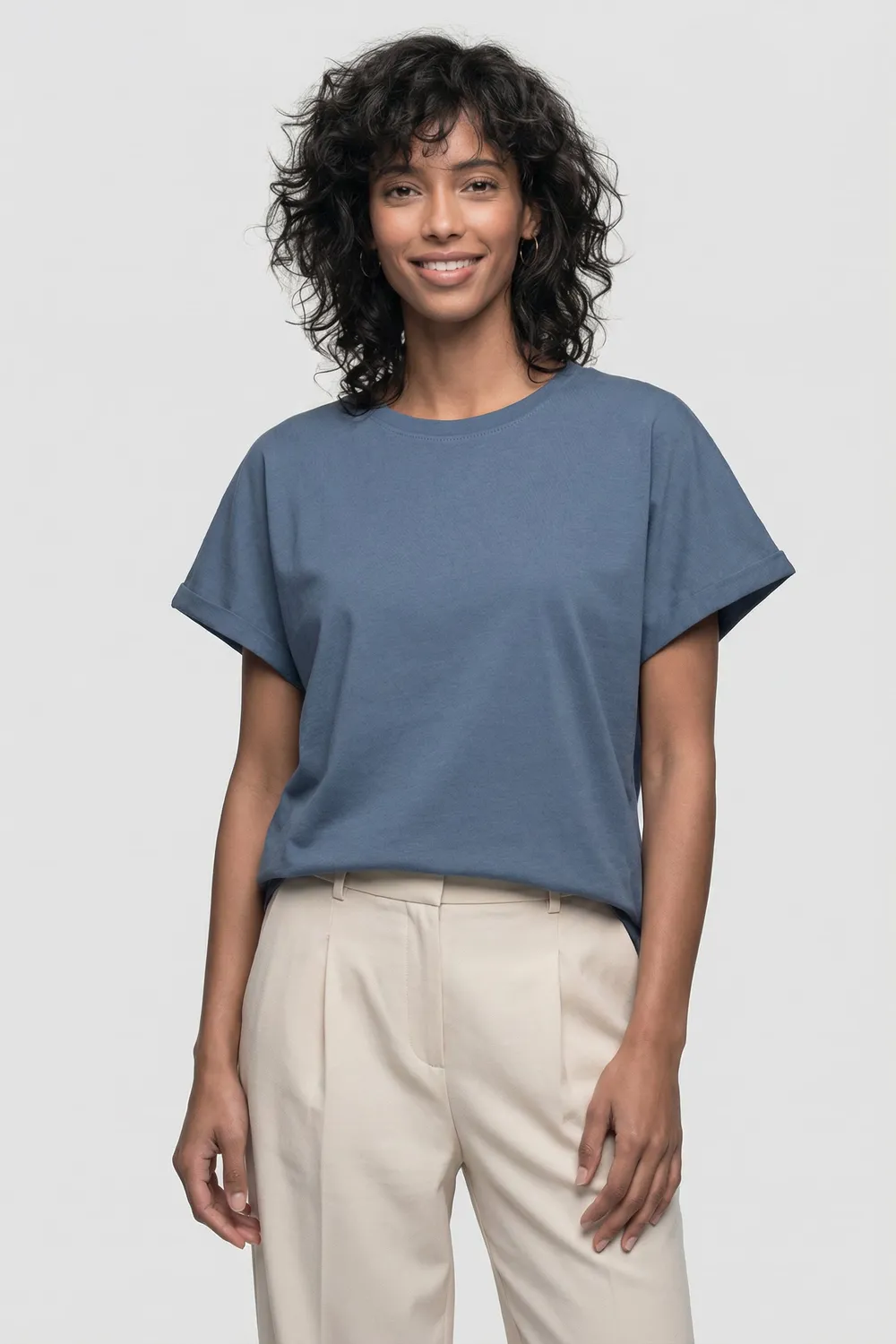 Alife & Kickin MagdalenaAK P T-Shirt Dunkelblau Print