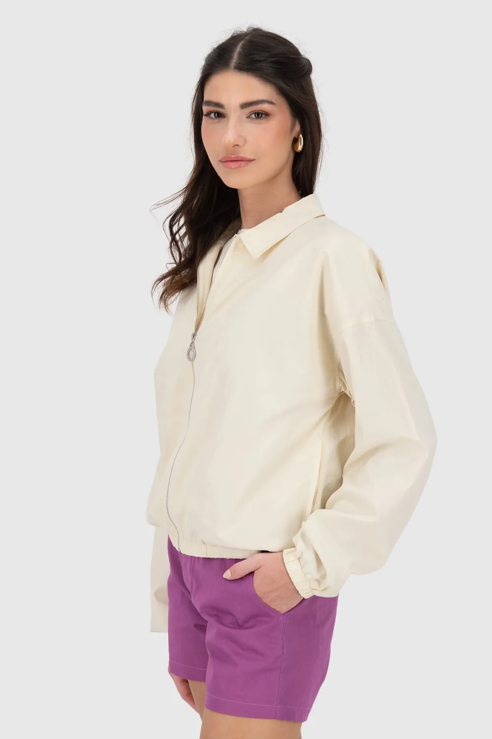 Alife & Kickin BlairAK A Jacke beige Damen-Steppoptik