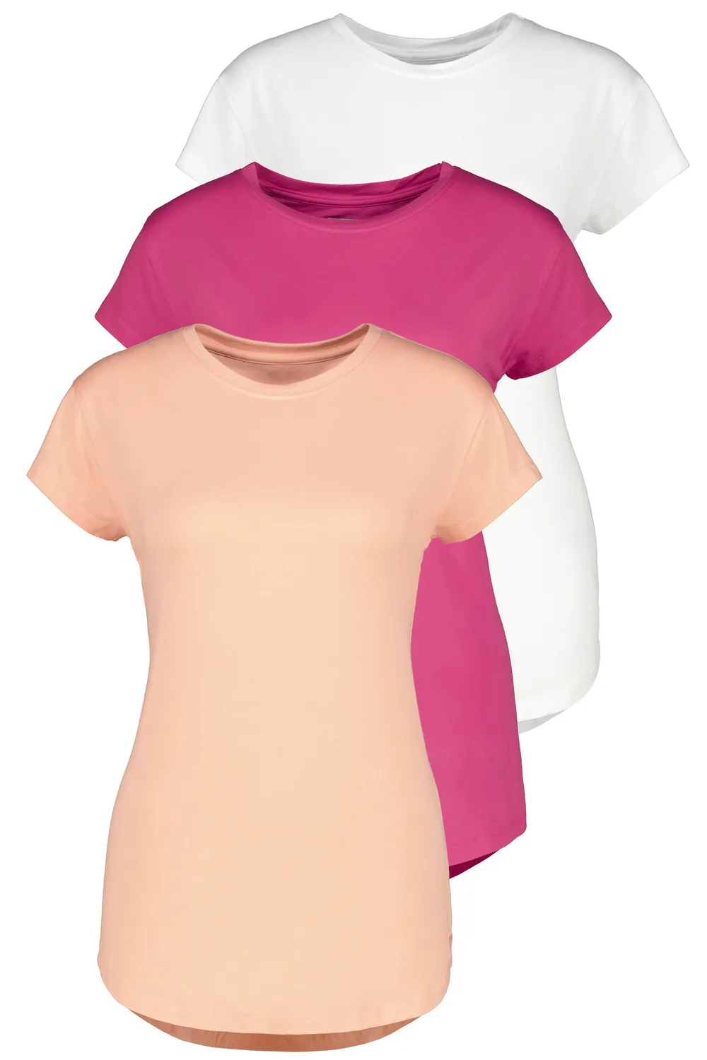 Alife & Kickin AriAK Triplepack T-Shirt Rosa 3er