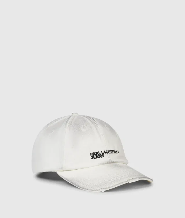 Karl Lagerfeld KL Jeans Washed Logo Cap Einheitsgröße