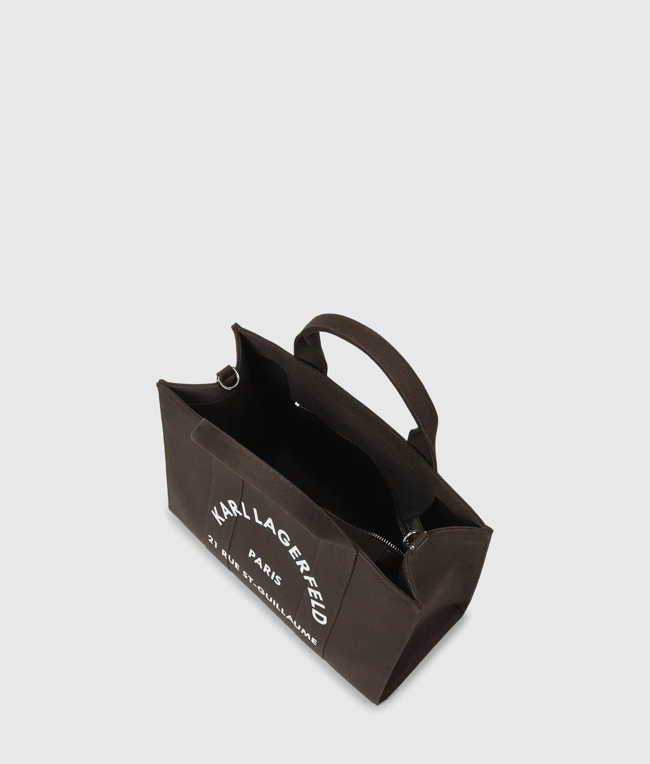 Karl Lagerfeld Rue St-Guillaume Tote quadratisch schwarz
