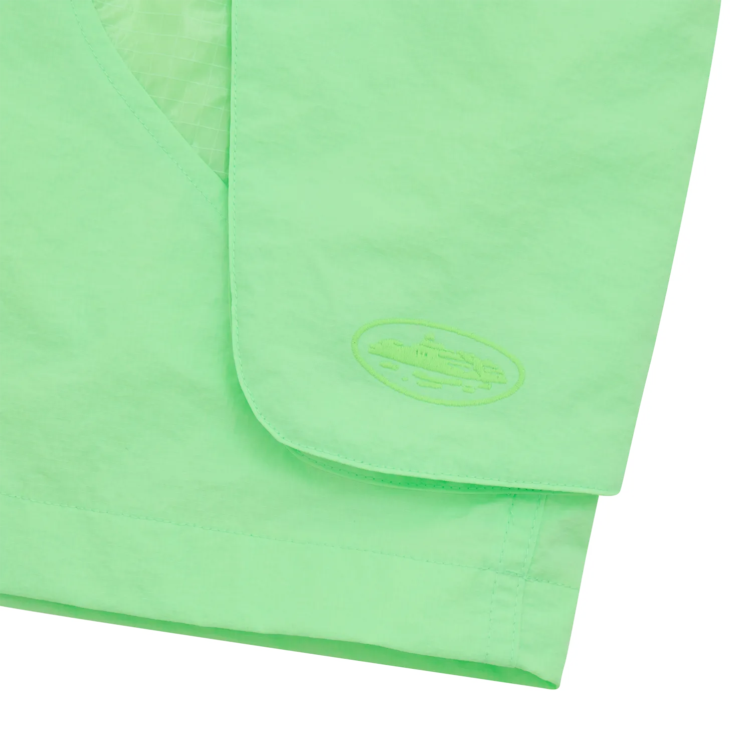 Corteiz Litework Quattro Shorts Grün Nylon Cargo