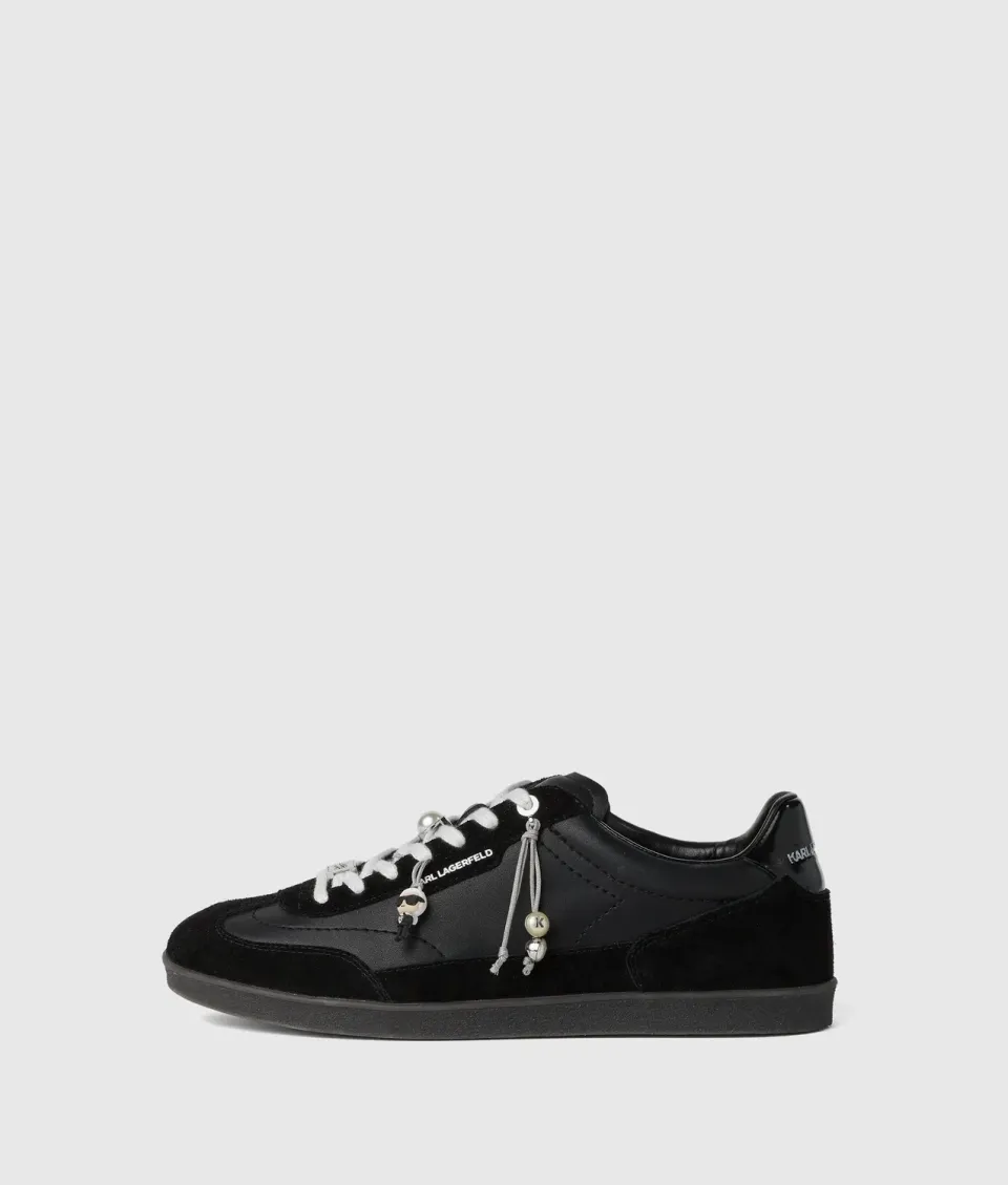 Karl Lagerfeld Kandidate Ikon Charms Sneaker Leder Gr.4-10