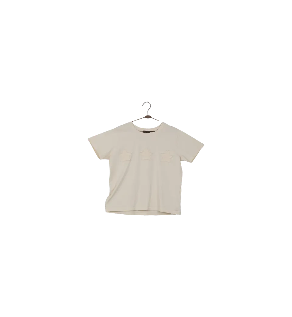 Mos Mosh Star Tee S Ecru Baumwolle Secondhand