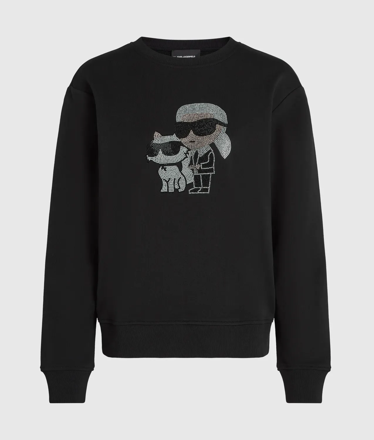 Karl Lagerfeld Ikon Rhinestone Sweatshirt Unisex Strass