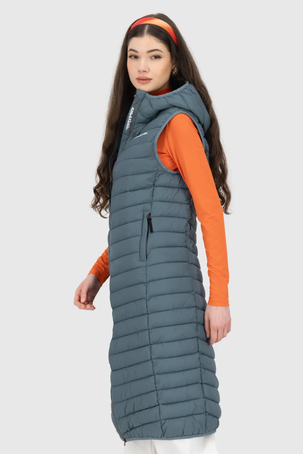 Alife & Kickin JurinaAK A Lange Weste Hellblau Damen