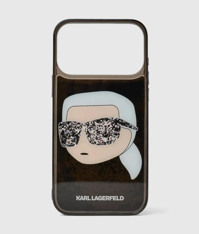 Karl Lagerfeld Ikon Handyhülle iPhone 17 Pro Max Glitzer