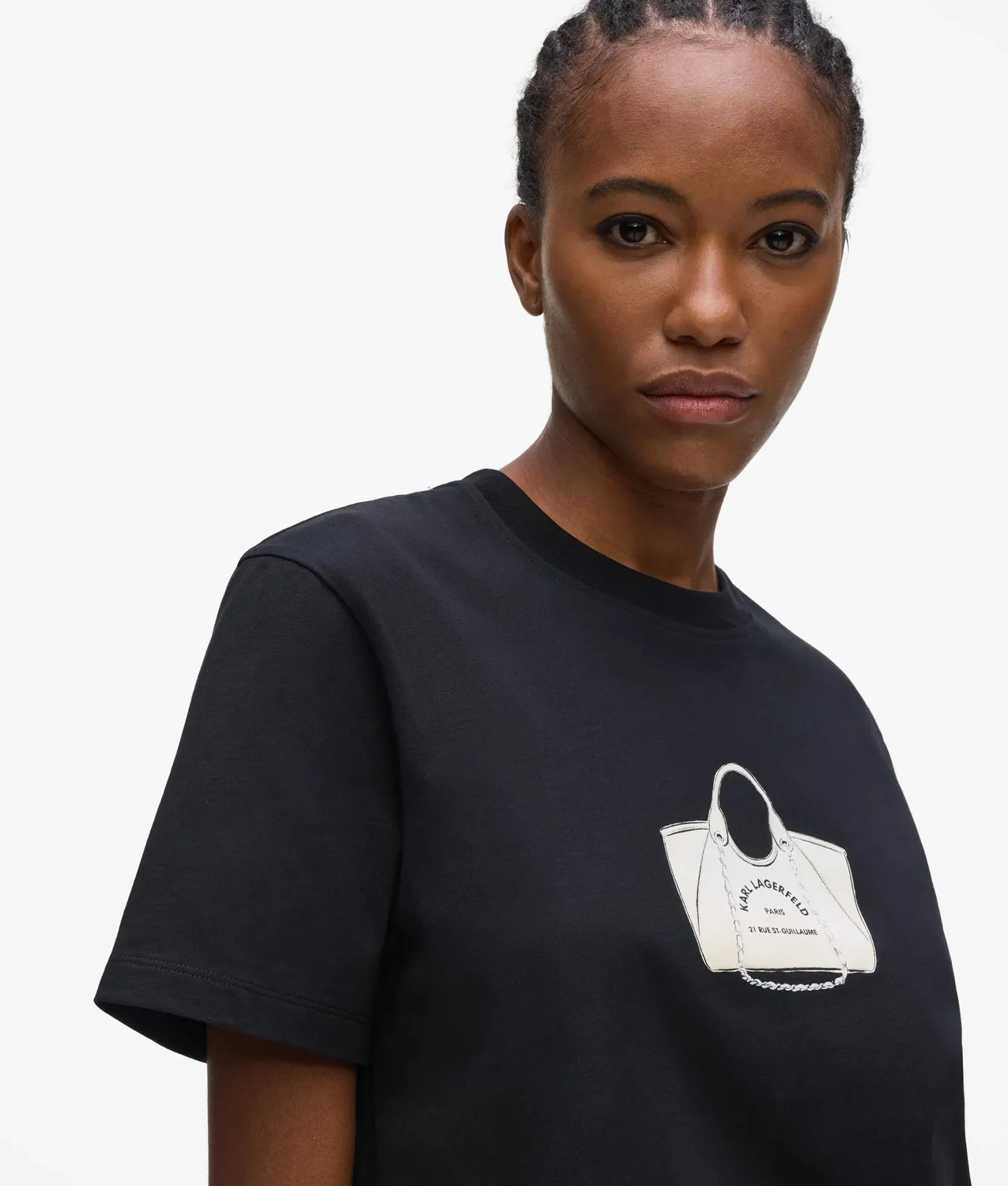 Karl Lagerfeld Exclusive Bag T-Shirt Bio-Baumwolle