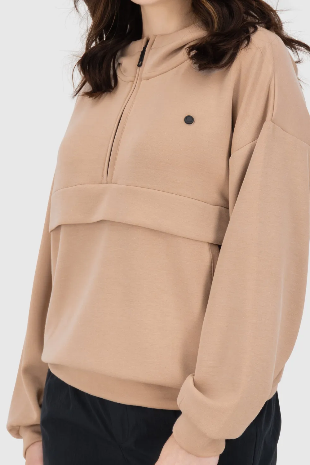 Alife & Kickin MajviAK T Hoodie Beige Oversize