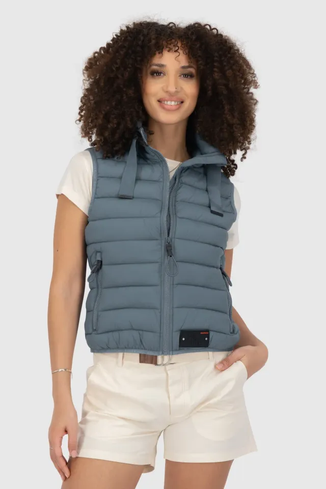 Alife & Kickin RujaAK A Weste Damen Hellblau Stepp