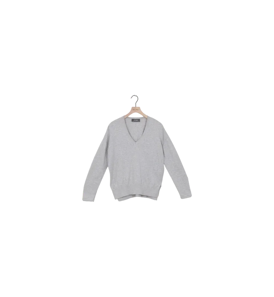 Mos Mosh MMTani V-neck Strickpullover Micro Chip XS