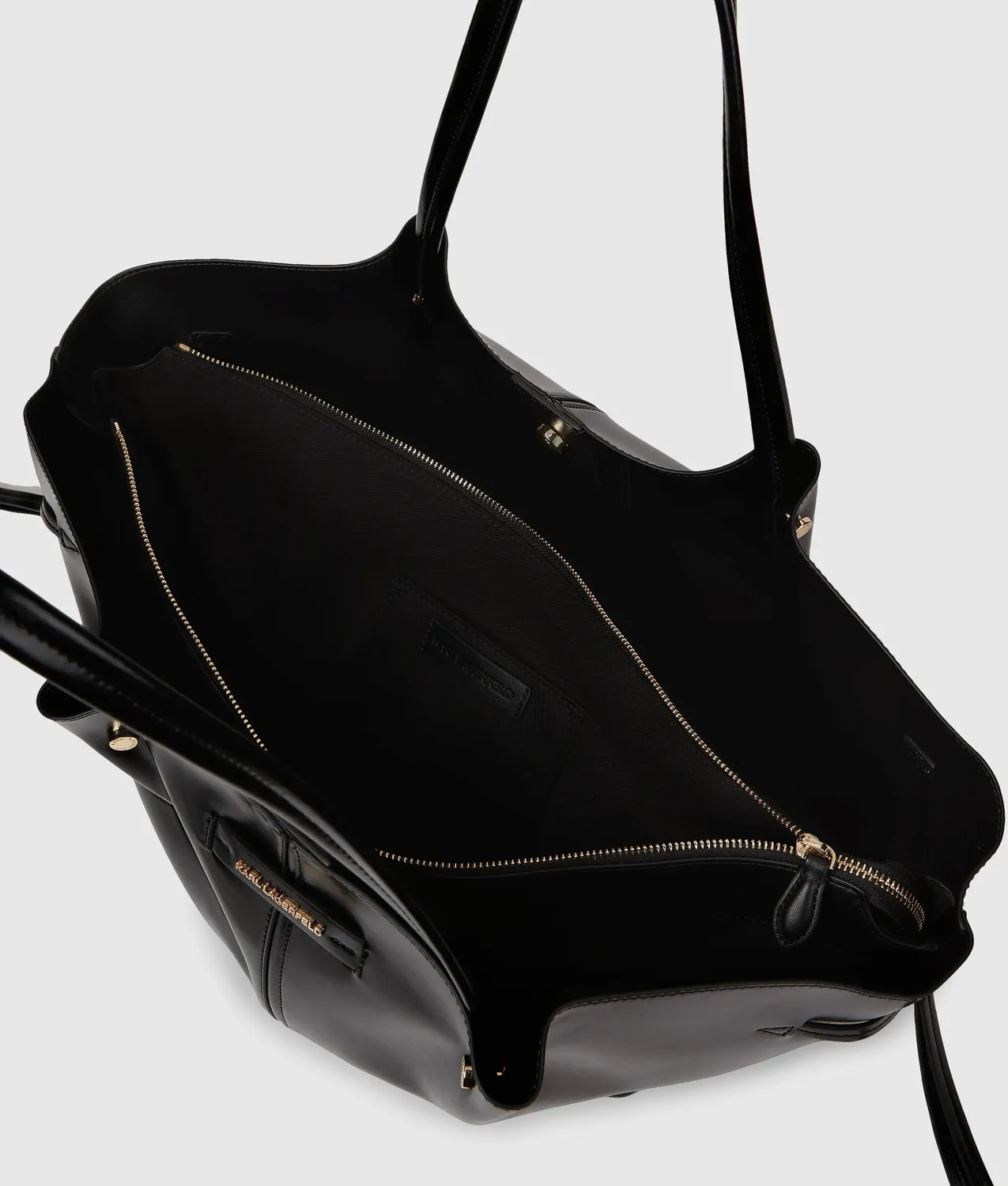 Karl Lagerfeld K/Pierced Medium Tote Tasche glänzend