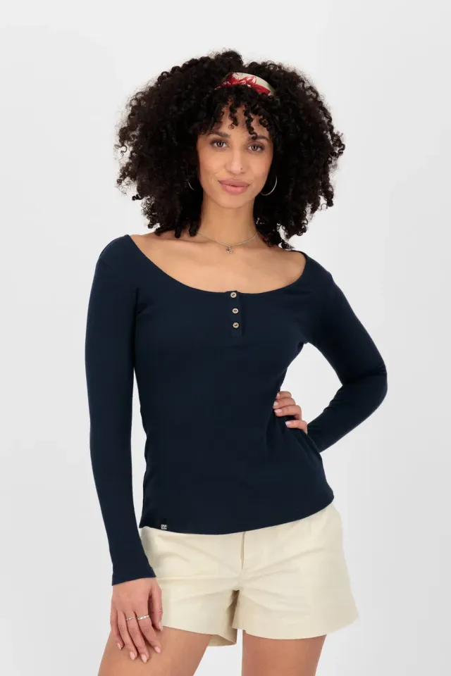 Alife & Kickin MaritAK A Longsleeve Damen Dunkelblau